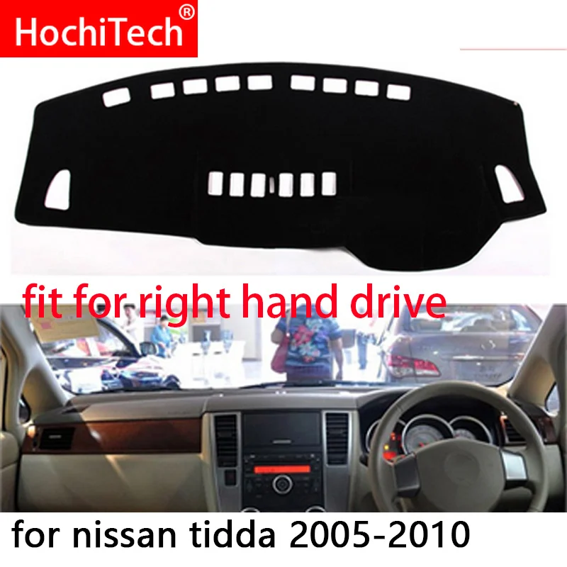 For Nissan Tiida C11 2007- 2011 Right and Left Hand Drive Car Dashboard Covers Mat Shade Cushion Pad Carpets Accessories