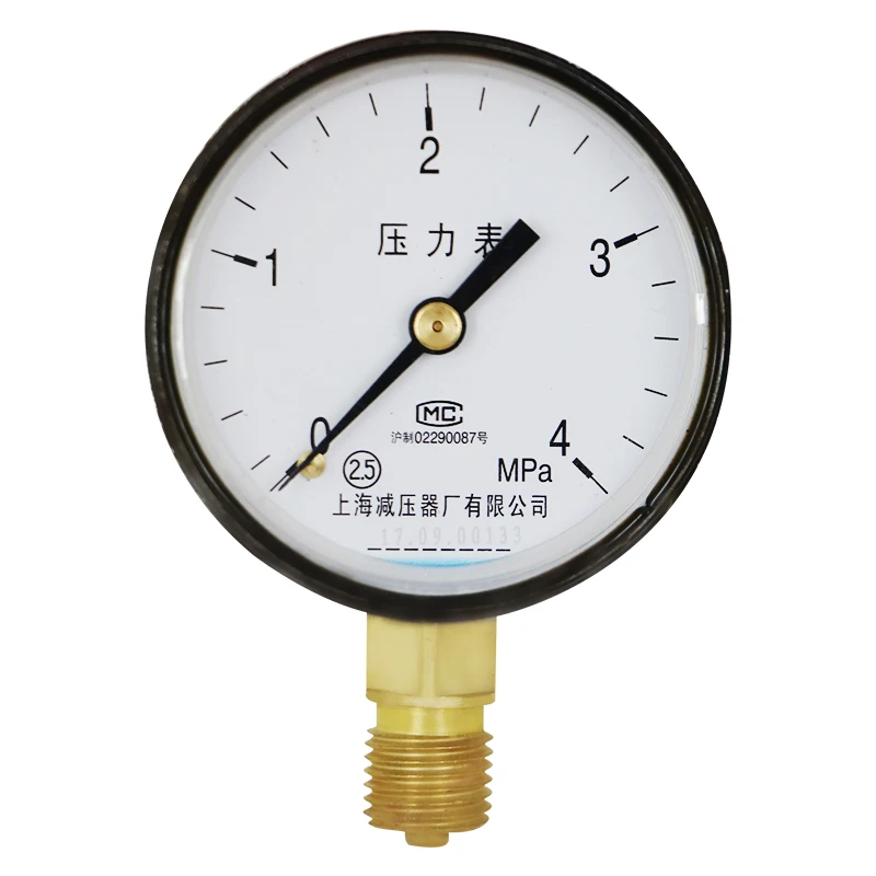 M14*1.5 Nitrogen pressure gauge 0.1mpa~40mpa