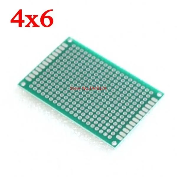 5pcs/lot 4x6 cm double Side Copper prototype pcb 4*6 panel Universal Board for Arduino