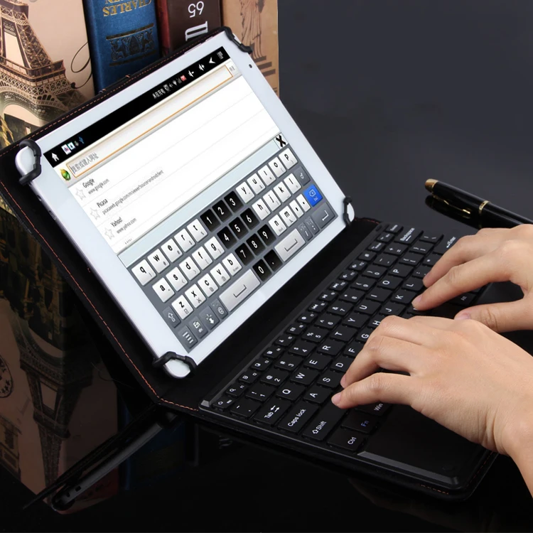 

Case For Chuwi Hi9 Air 10.1 inch tablet Detachabl Wireless Bluetooth Keyboard High Quatity PU stand funda cover For Hi 9 Air+Pen