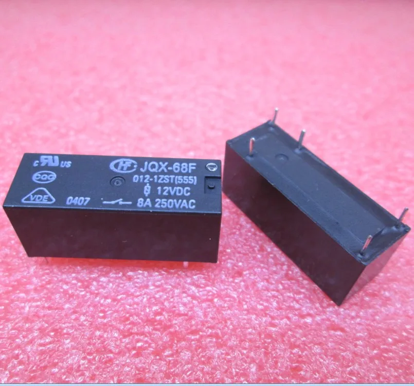 relay JQX-68F 012-1ZST JQX-68F-012-1ZST 012-1ZST-12VDC JQX-68F-012-1ZST-12VDC JQX68F-012-1ZST 12VDC 8A 250VAC DIP5 10PCS/LOT