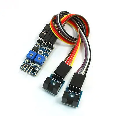 

2-Channel Slotted Optical Switch Speed Detect Velocity Sensor Module