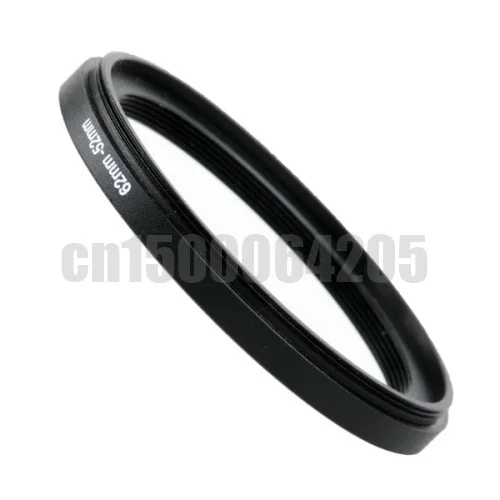 Free shipping + Trcking Number Black Step Up Filter Ring Lens Ring 62mm to 52mm 62mm -52mm 62-52mm