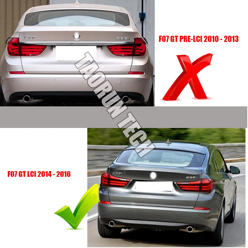 MP Style Carbon Fiber Rear Spoiler Wing for BMW F07 528 535 GT LCI 2014 2015 2016