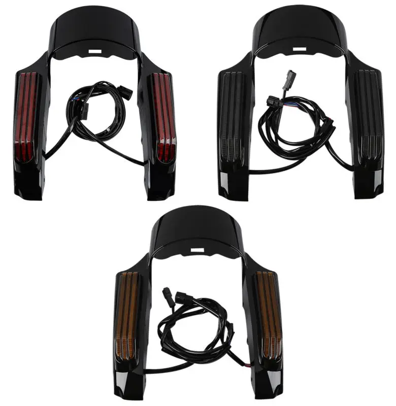 

Motorcycle LED Light Rear Fender Fascia Set For Harley Touring Electra Street Road Glide FLHR FLHX FLTRX FLHTCU 2014-2023