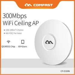 COMFAST 300Mbps Wireless Ceiling AP Wifi Router for Big Area Wifi Coverage Access Point AP Wi fi Signal Amplifier CF-E320N-V2
