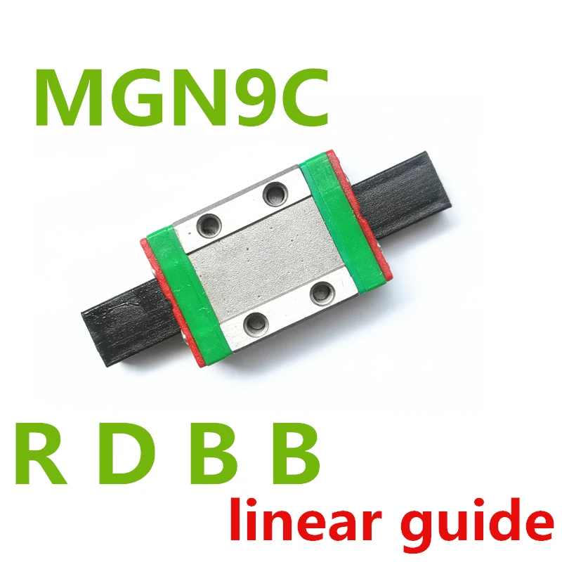 NEUE 9mm Linear Guide MGN9 100 150 200 250 300 350 400 450 500 550 600 700 mm linear schiene + MGN9H oder MGN9C block 3d drucker CNC