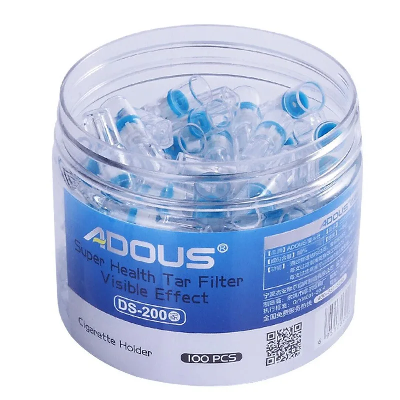 100pcs/lot Disposable Cigarette Holder Mouthpiece Abandoned Cigarette Filter Tip Tobacco Tar Filtration Cleaning Holder Men Gift
