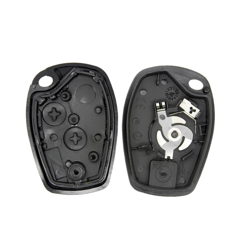 2 Pulsante Remote Key Fob Caso di Shell In Bianco Per Renault Duster Logan Fluence Clio Vivaro Movano Traffic Kangoo