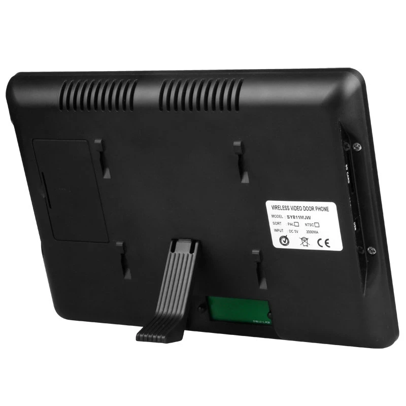 Wired Touch Key 7" Video Door Phone Intercom System 1 RFID Keypad Code Doorbell Camera 1 Monitor 1000TVL For Villa Apartment