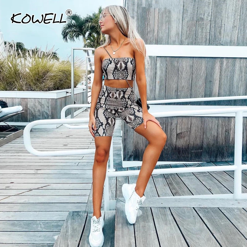 Hot Koop snake print off schouder kerst jumpsuits rompertjes Vrouwen sexy bodycon crop playsuit Vrouwelijke winter korte jumpsuit 2018