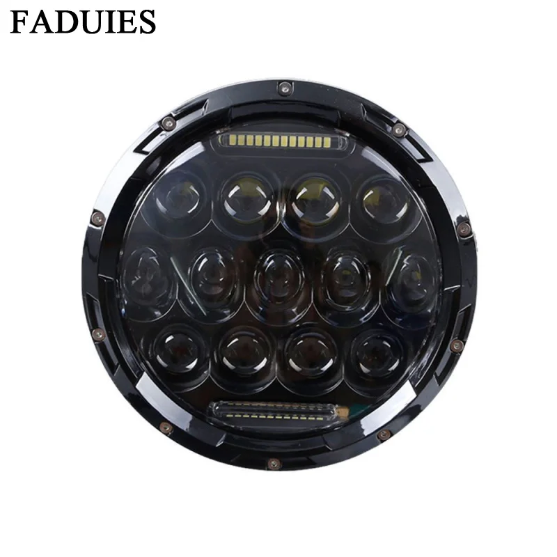 

FADUIES 7" headlight motorcycle black high low beam 7inch Round led Head light head lamp DRL For Motorcycle motorcycle