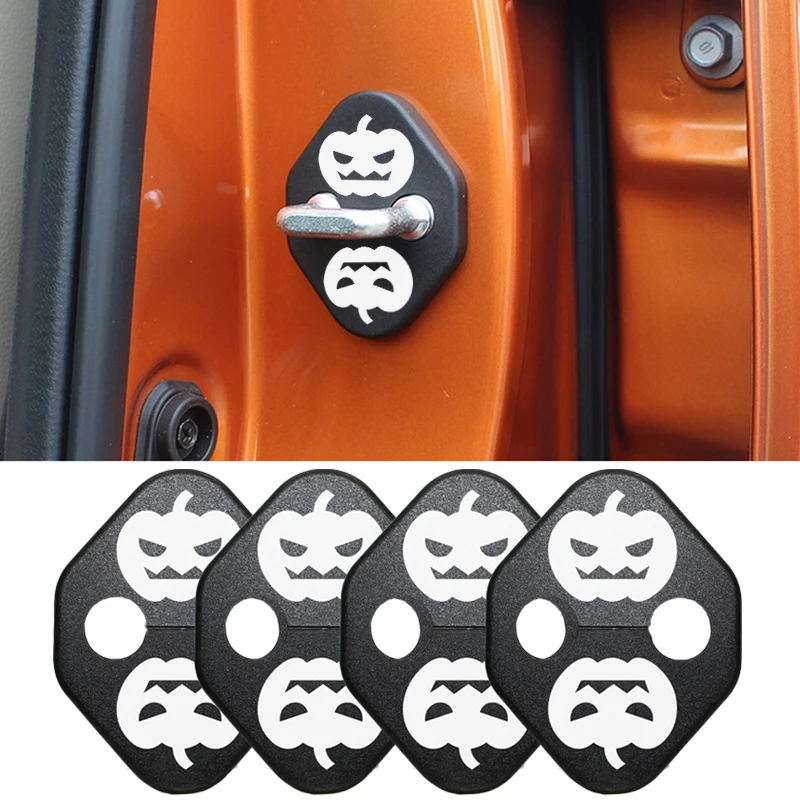 Car Door Lock Protective Cover For Toyota Camry 2012 Rav4 2013 2014 Vios 2008 Honda Accord Odyssey Ciimo Car DIY Pumpkin Sticker