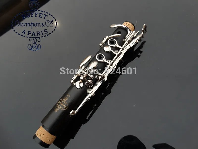 Buffet Crampon & cie A PARIS 1986 B12 Brand Instrument Bb Clarinet Bakelite Tube 17 keys Nickel Silver Clarinet With Case