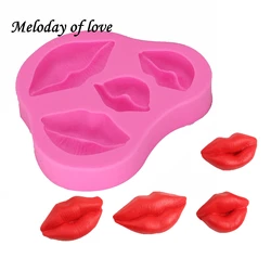 Sexy Lips Silicone Mold Fondant Mould Cake Decorating Tools Chocolate Gumpaste Molds, Sugarcraft, Kitchen Gadgets T1226