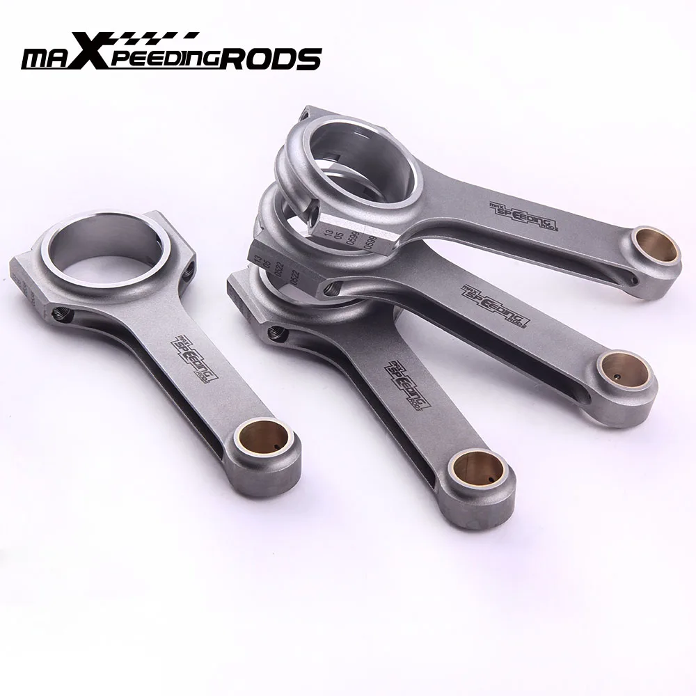 4340 Forged H-Beam Connecting Rods for Toyota Corolla FX MR2 4AFE Con Rods Connecting Rod for  4AFE 4A-FE