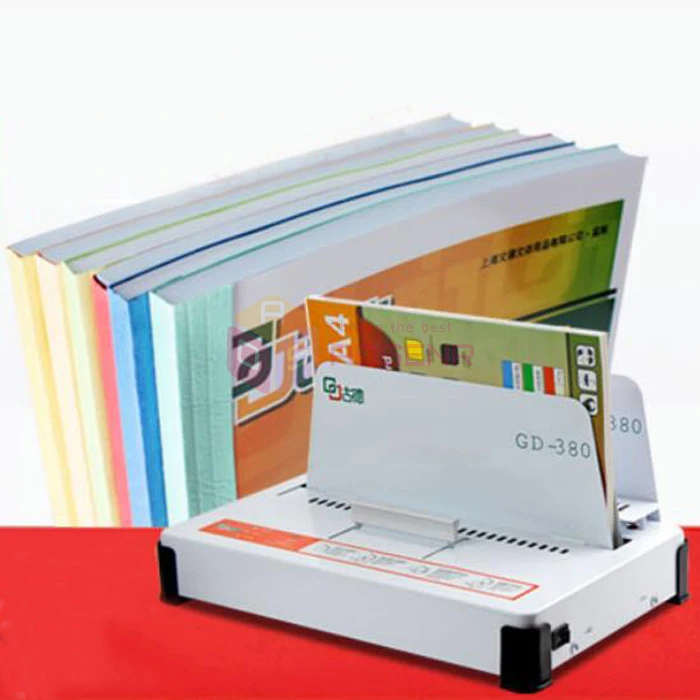 220V A3 A4 A5 Electric Binder Hot Melt Binding Machine Thermal Glue Binding Machine Book Envelope Binding Financial Contracts