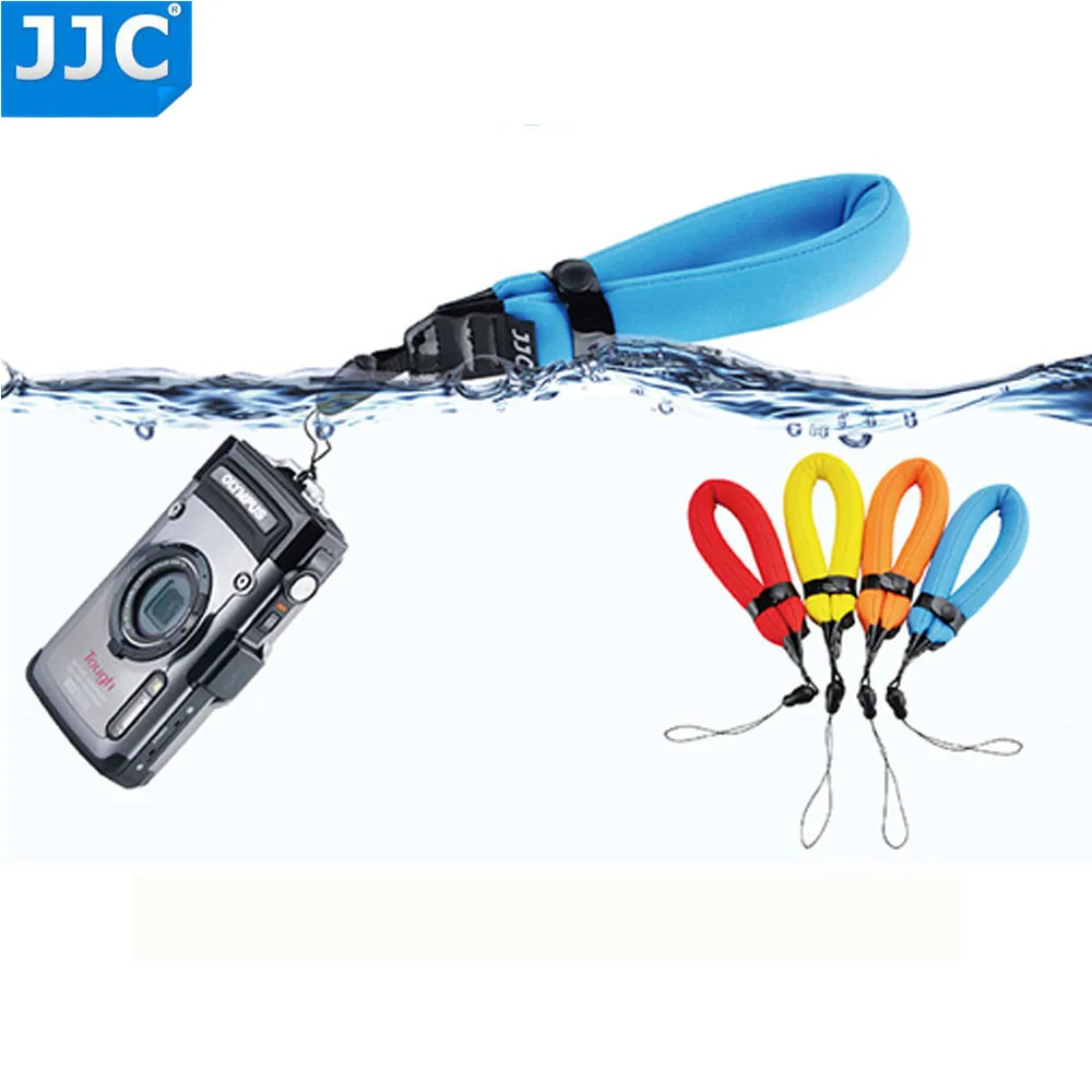 JJC Floating Camera Wrist Belt Adjustable Waterproof Hand Strap For GoPro Hero (2018)/Fusion/Hero6/Hero5/HERO4 HERO3 Holder