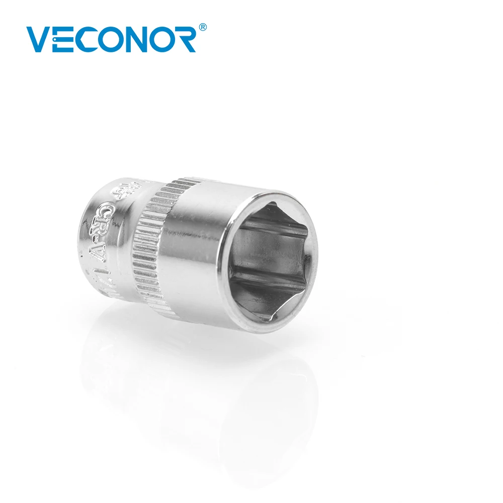 1/4" Drive Metric 6 Point Socket Hand Tool Accessories 7~14mm