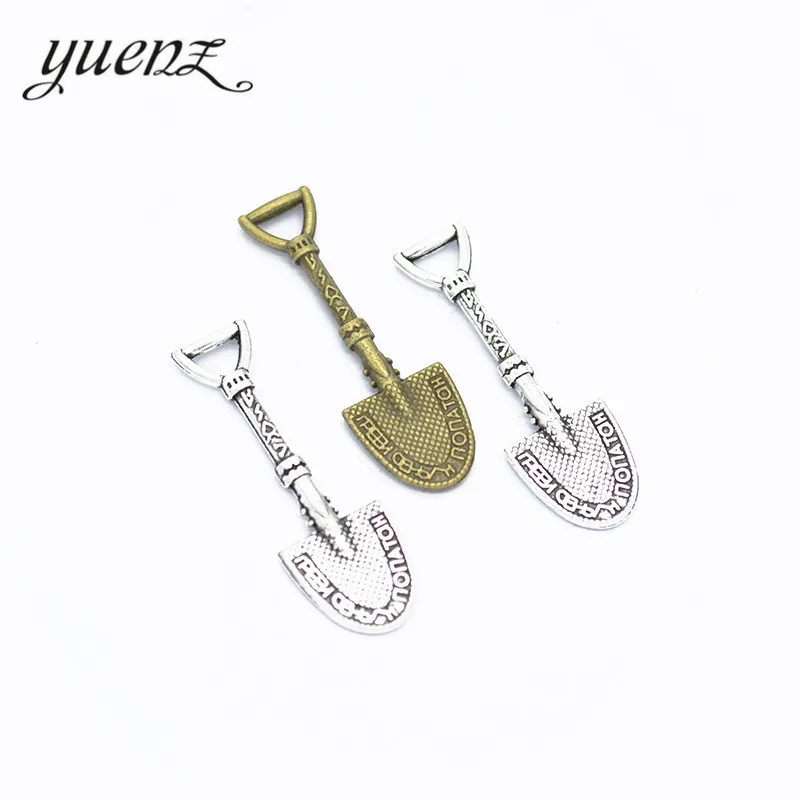 YuenZ 20pcs Antique shovel Charms Pendants for Jewelry Making Handmade Craft  32*10mm J290