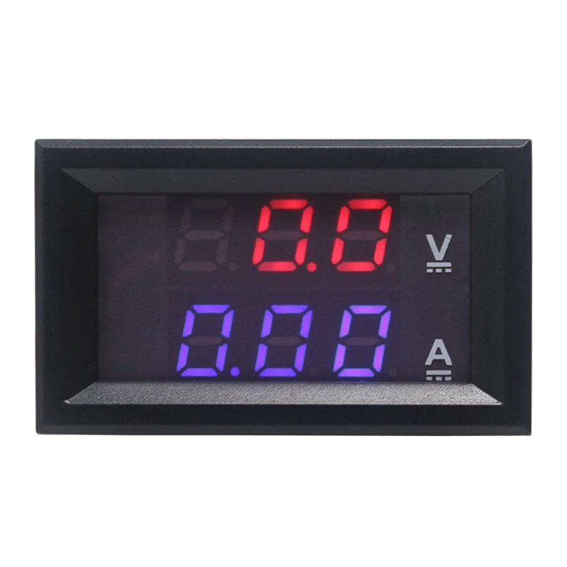 YB27VA DC 0-100V/50A Digital Ammeter Voltmeter 2-in-1 Digital Voltage Amp Volt Meter LED Display