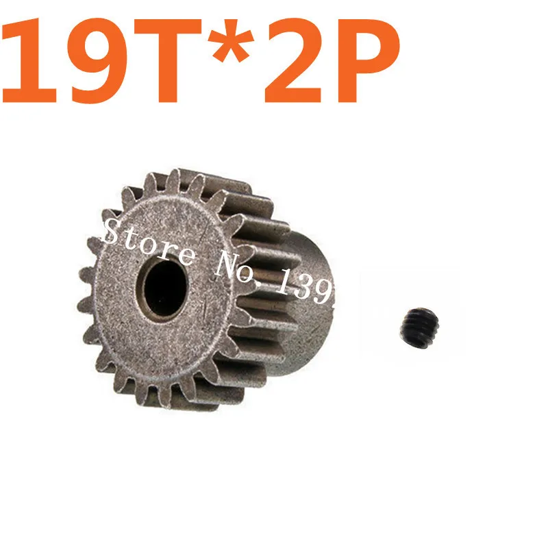 2 шт./лот металлические моторные шестерни 19T 48P запасные части HSP обновления шестерни для TRAXXAS HPI HSP 1/10 радиоуправляемая модель машины 10032