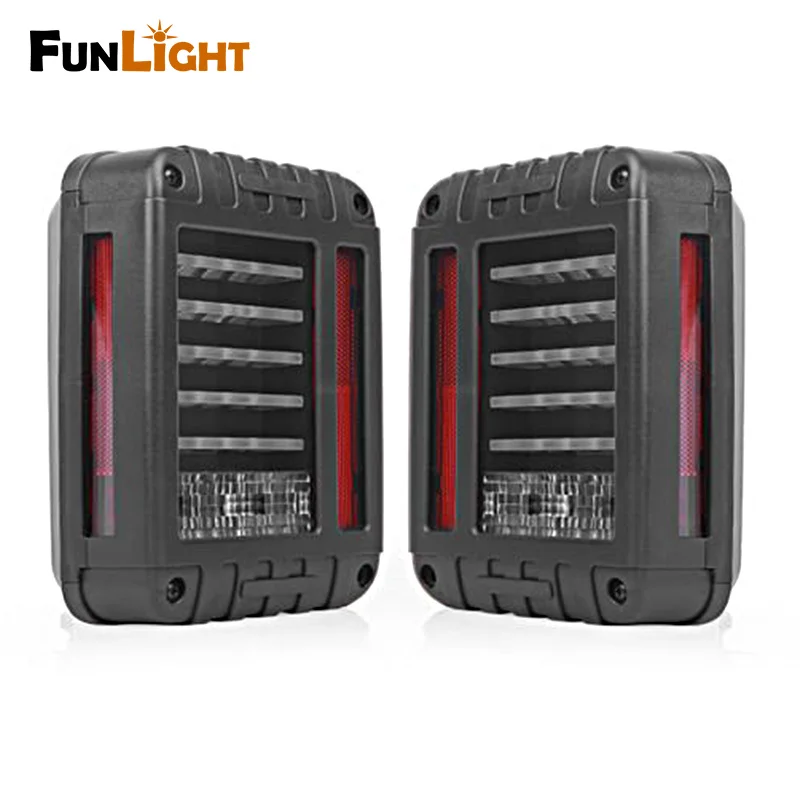 LED Tail Light For jeep Wrangler JK Brake / Reverse / Turn Signal Lamp Back Up Rear Parking Stop Light Daytime Running DRL Light