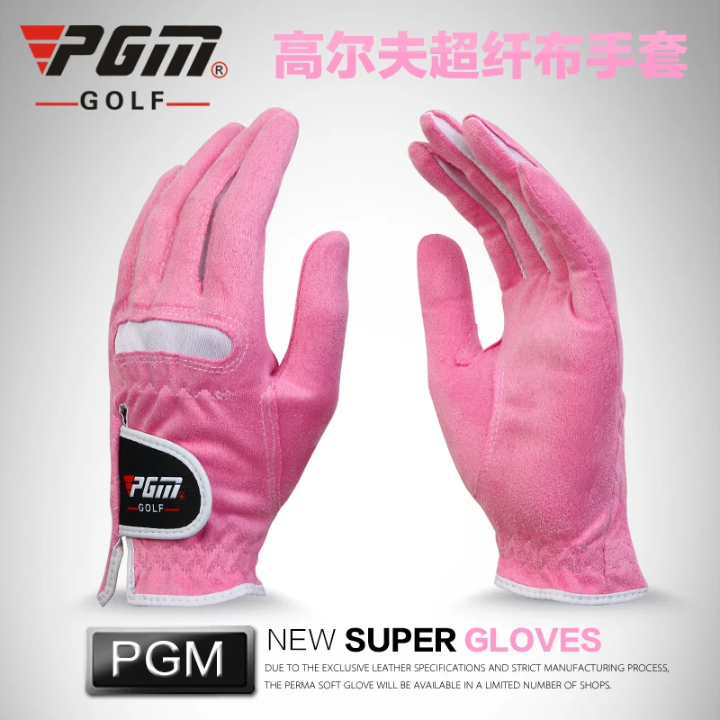 

Golf Gloves for lady Microfiber Leather Left Hand Right Hand Gloves One pair