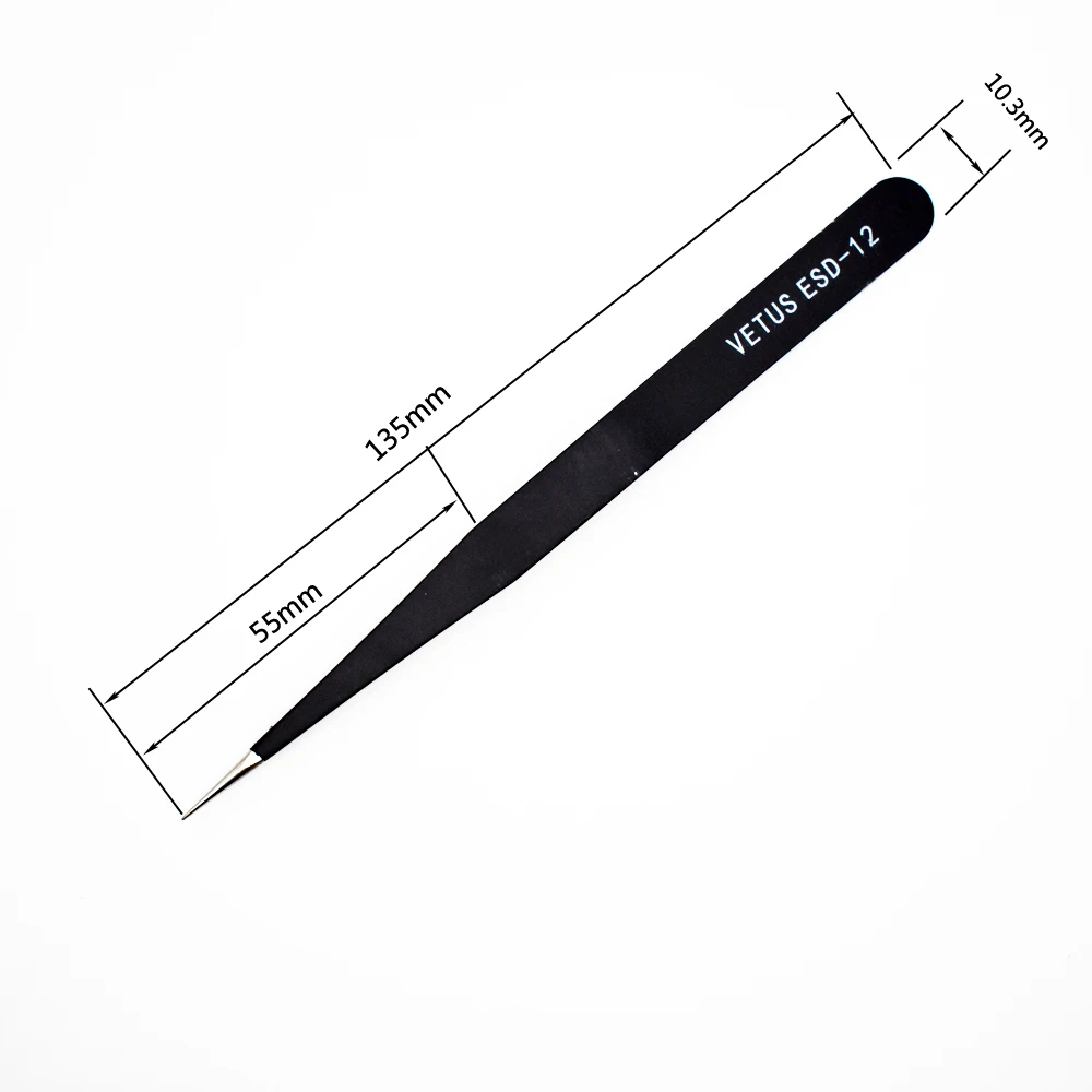 

1PC VETUS ESD-12 Anti-static Stainless Industrial Antimagnetic Precision