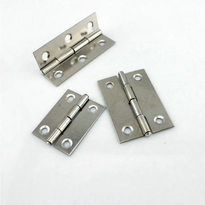 HQ Folding Type 10Pairs/Lot Door Hardwares Stainless Steel 55MM Length Door Hinges