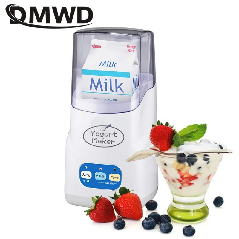 

DMWD 110V 220V Full-automatic Electric DIY Yogurt Maker Multifunctional Japanese Leben Rice Wine Natto Caspian yogurt Machine