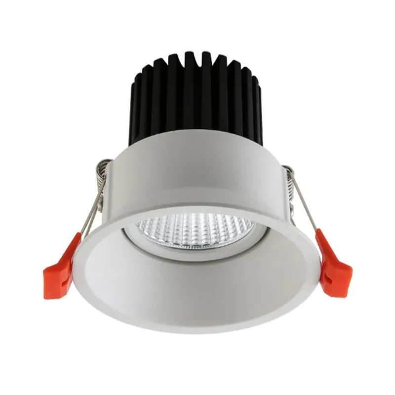 Ronde/Vierkante Super 12W Hoge Kwaliteit Dimbare Downlighters + Voeding Armatuur Verzonken Plafond Onderaan Lichten Thuis Lampen 110V/220V