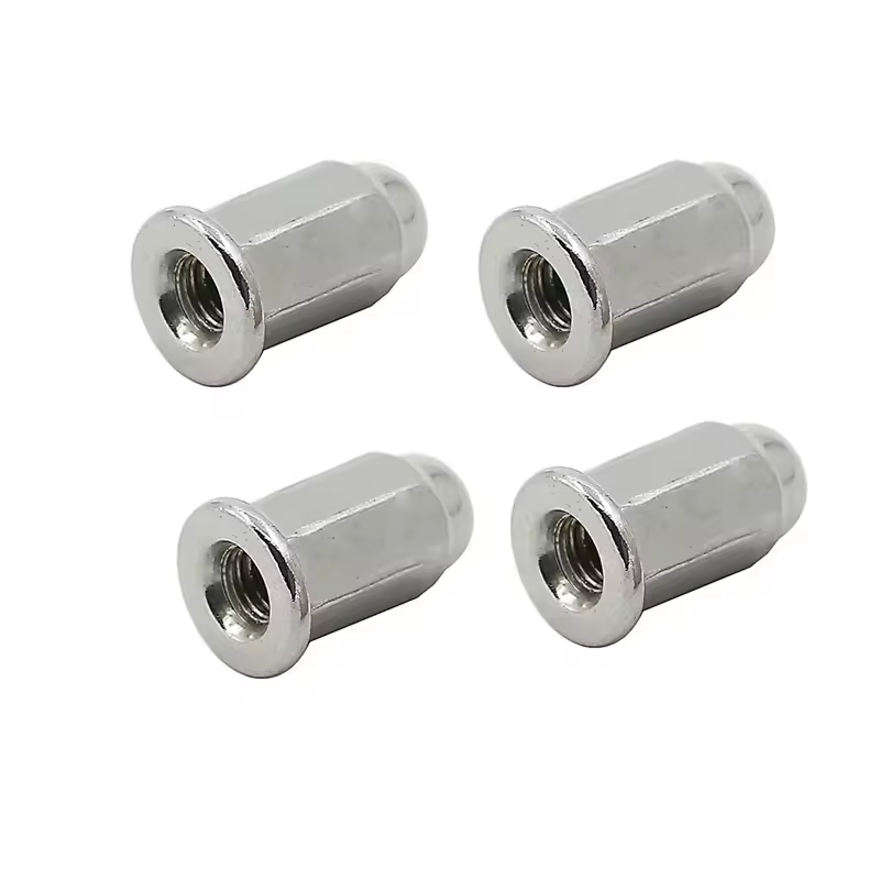 4PCS M6 M8 M10 Dome filettatura Passo Tappo Tappo Fungo Dadi Bullone Per Honda Yamaha M6 x 1/M8 x 1.25/M10 x 1.25