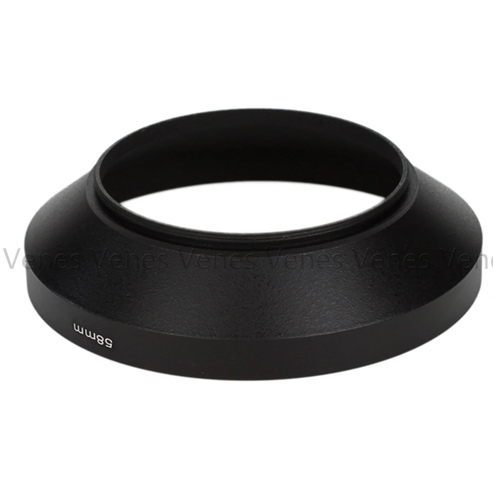 Metal Wide Angle Lens Hood For lens For 37 49 52 55 58 62 67 72 77 86mm filter thread