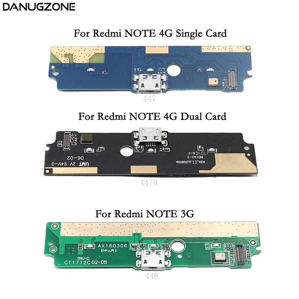 

USB Charging Dock Port Socket Jack Plug Connector Charge Board Flex Cable For Xiaomi Redmi Note 3G / Redmi Note 4G