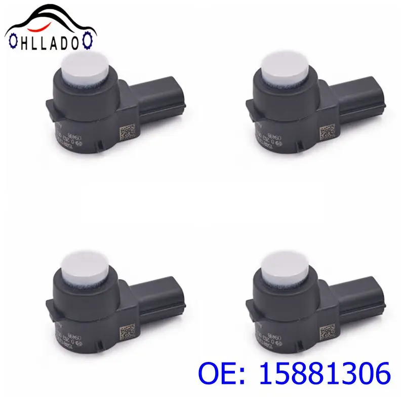 

4PCS HLLADO PDC Backup Reverse Radar 15881306 Ultrasonic Parking Assist Sensor For G M 15881306 0263003599 High Quality