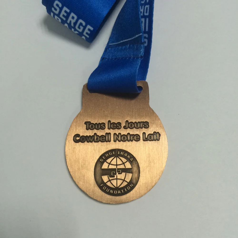 customized  sport medal in 2 inches diameter in soft enamel as award medal /150pcs package deal