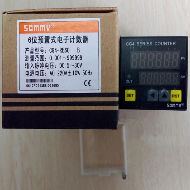 

Digital Counter CG4 48*48mm Electric Digital Counter CG4-RB60