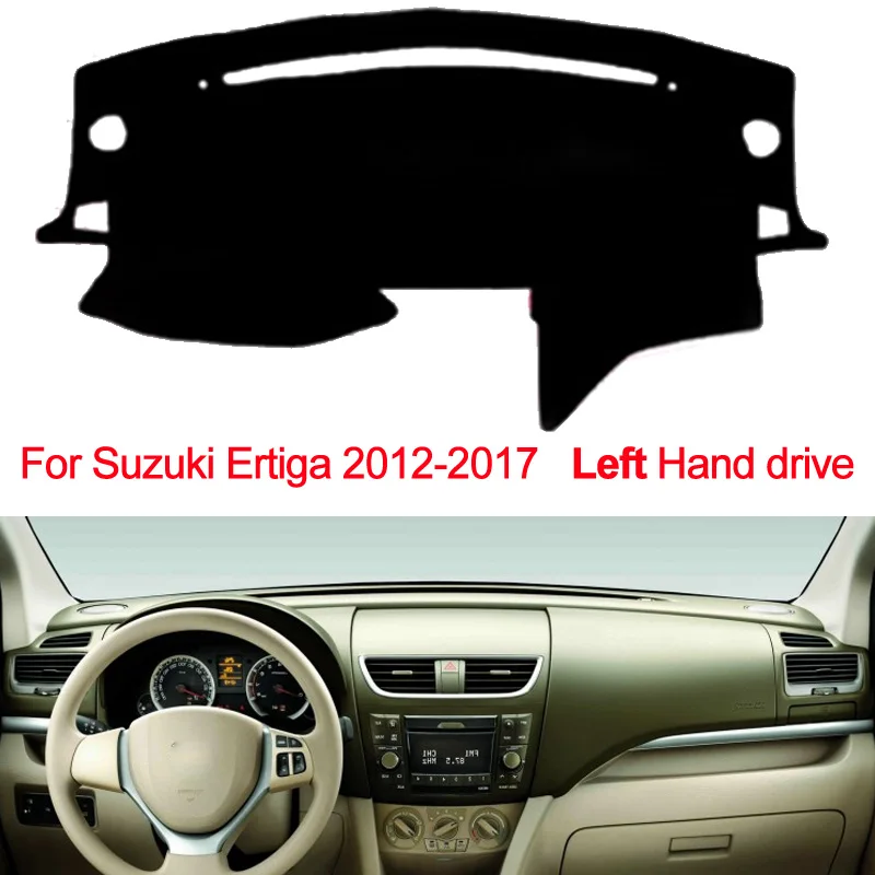 Car Dashboard Cover Dash Mat For Suzuki Ertiga 2012 2013 2014 2015 2016 2017 Dashmat Pad Carpet Dash Board Cover Auto Sun Shade