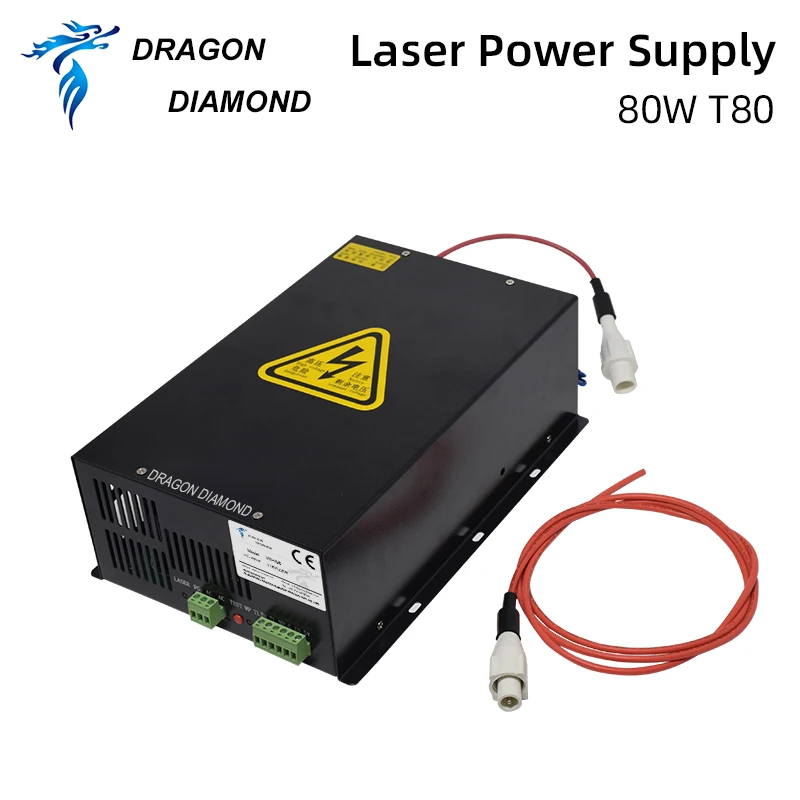 Dragon Diamond 80W CO2 Laser Power Supply For Laser Tube For CO2 Laser Engraving and Cutting Machine HY-T80 Series