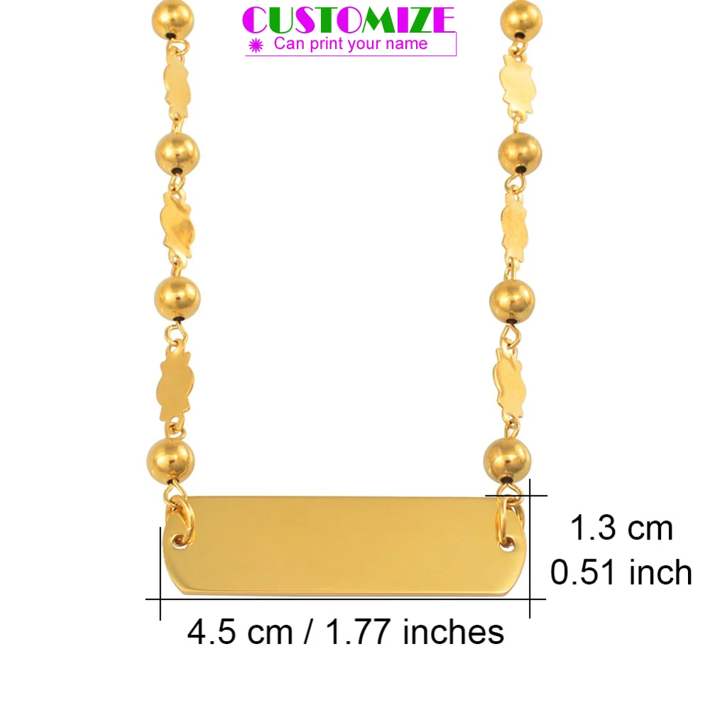 Anniyo Customize Name Pendant Beads Necklace Earrings Sets Marshallese Polynesia Jewelry Micronesia Hawaiian Guam  #067421