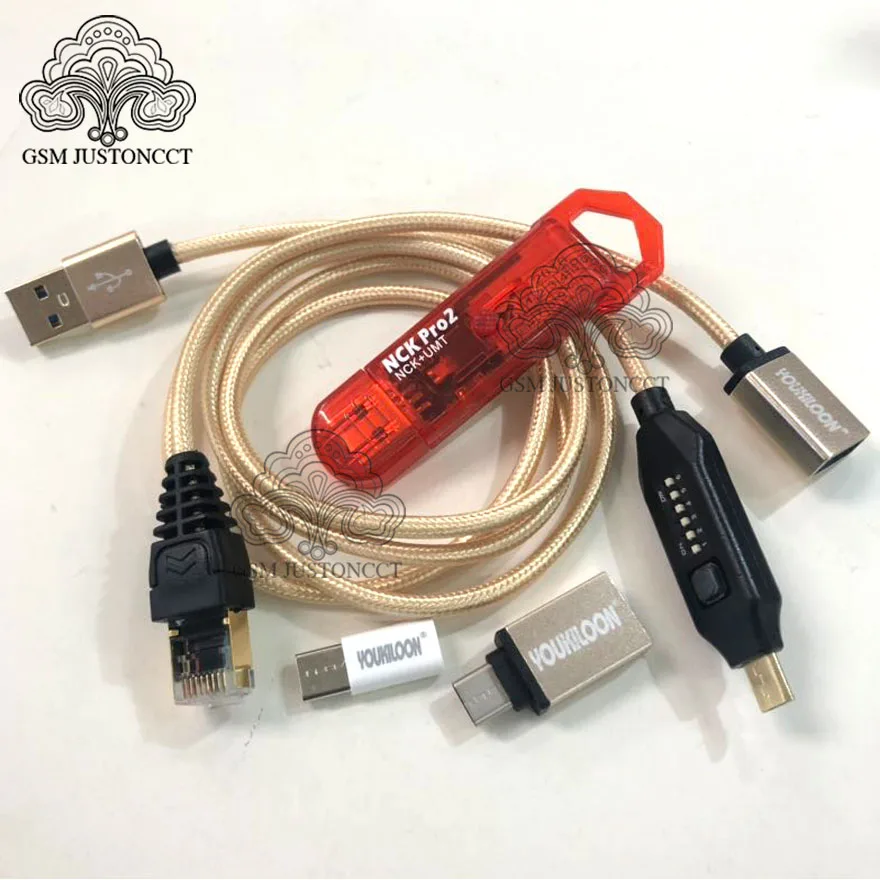 2019 Newest Original NCK Pro Dongle NCK Pro2 Dongl +MUF ALL BOOT CABLE ( NCK DONGLE+UMT DONGLE 2 in1 ) Free Shipping