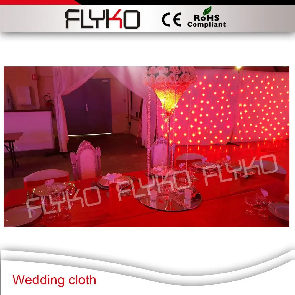 

Free shipping 4x3m full color low price High quality more led lamp led vision light curtain