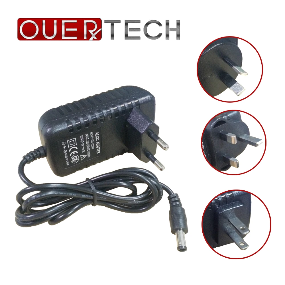 

OUERTECH DC 12V Power Adapter AC100-240V Lighting Transformers Output DC 12V 2A Switching Power Supply For LED Strip For Camera