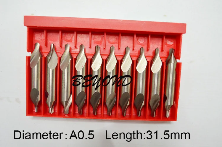 

A0.5 Brand New 10 A-Type Centre Drill Factory direct sales, a large quantity favorably Bit Set Pilot Drill Bit Guaranteed 100%