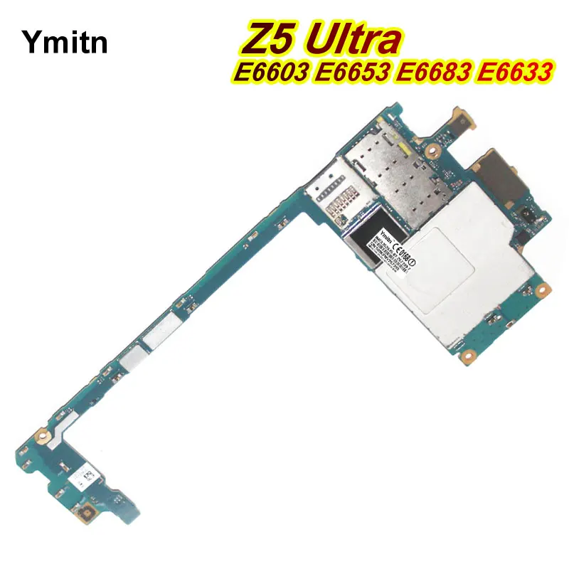 Ymitn Mobile Unlocked Electronic Panel Mainboard Motherboard Circuits For Sony Xperia Z5 Ultra E6603 E6653 E6683 E6633