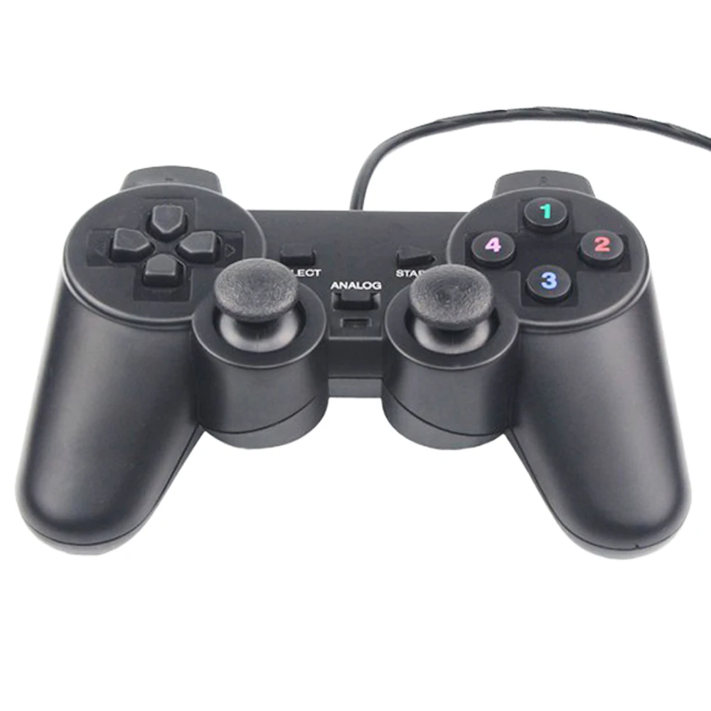 10pcs/lot Wired USB 2.0 Gamepad Joystick for Sony Playstation 3 PS3 PC Laptop Game Sole Game Controller