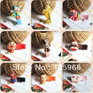 

Free Shipping!New Arrive 20pairs/lot Baby Girl Kids Tiny Hair Clip,Animal Design Hairclip,Children Hair Accessary