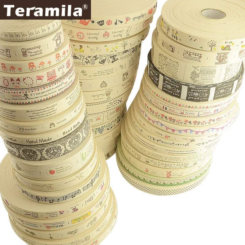 Teramila-Baumwoll-Kleidungsetiketten, Bänder, 2 m/Lot, Etiquetas, handgefertigt, DIY, Nähen, Basteln, Kleidung, Steppdecke, Zubehör, 2,5 cm, 3 cm, 4 cm Breite – Detail 12