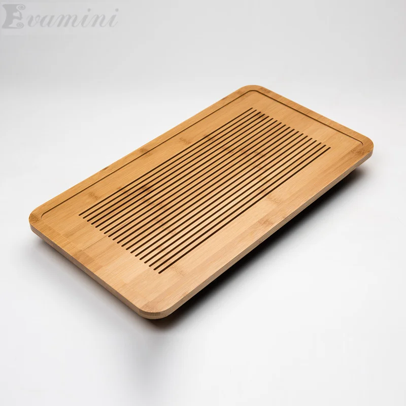 

Bamboo Tea Tray Rectangle Tea Board Tea Tools Tea Set Water Storage Teapot Crafts Tray 49*26.5*4cm Environment Nature